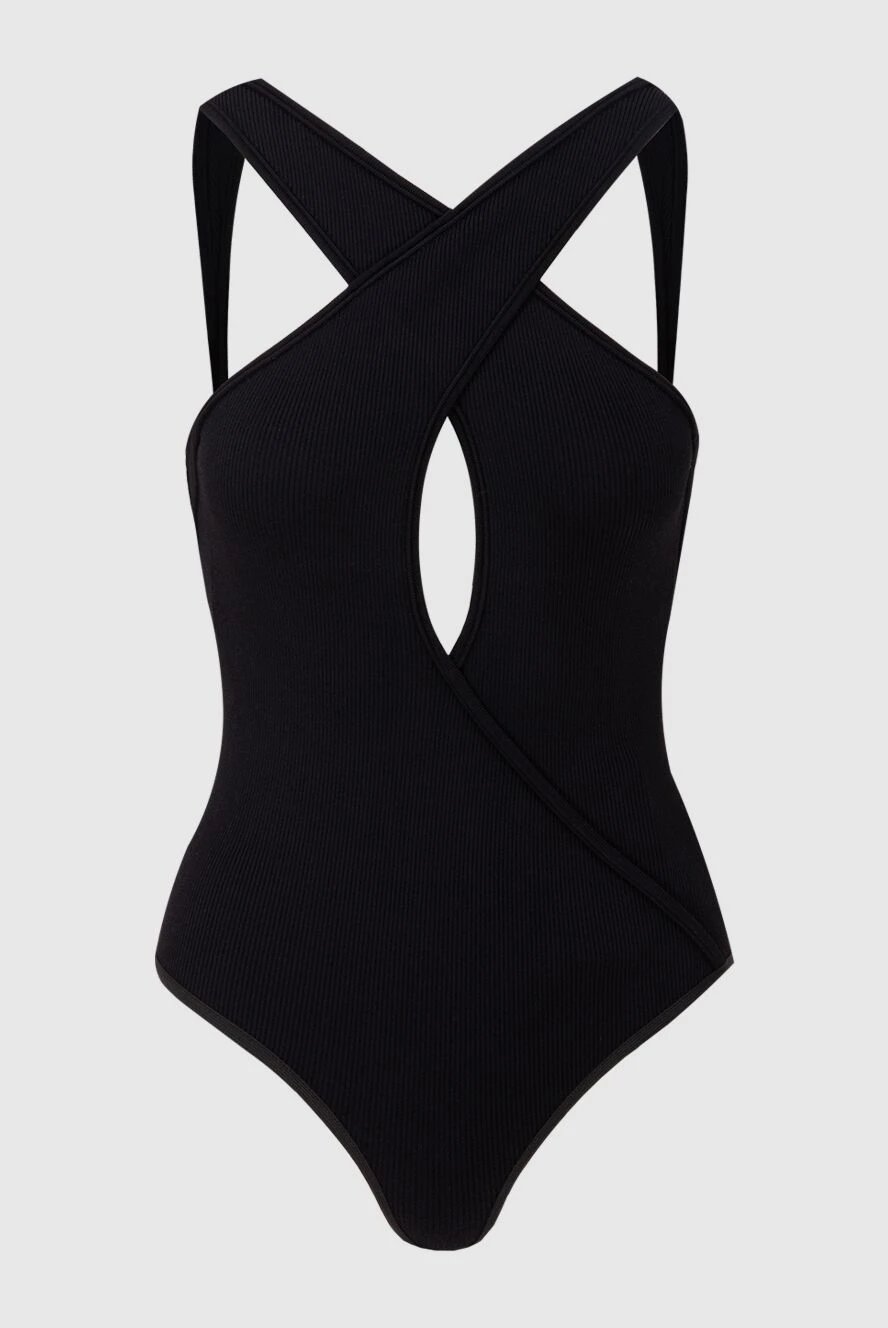 Celine women's black bodysuit with open back 174187 - photo 1