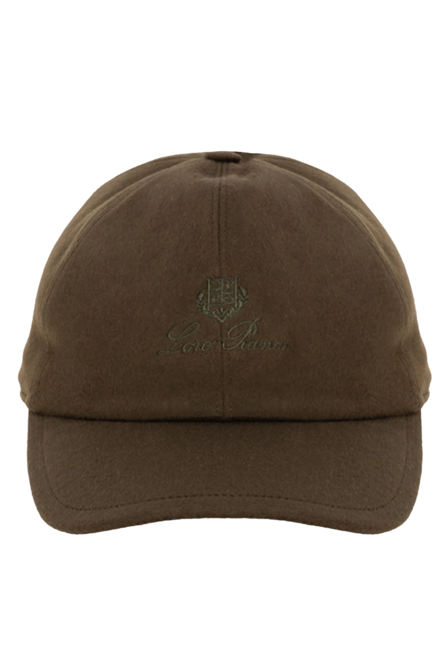 Loro Piana кепка из полиэстера коричневая мужская коричневая 174746 - фото 1