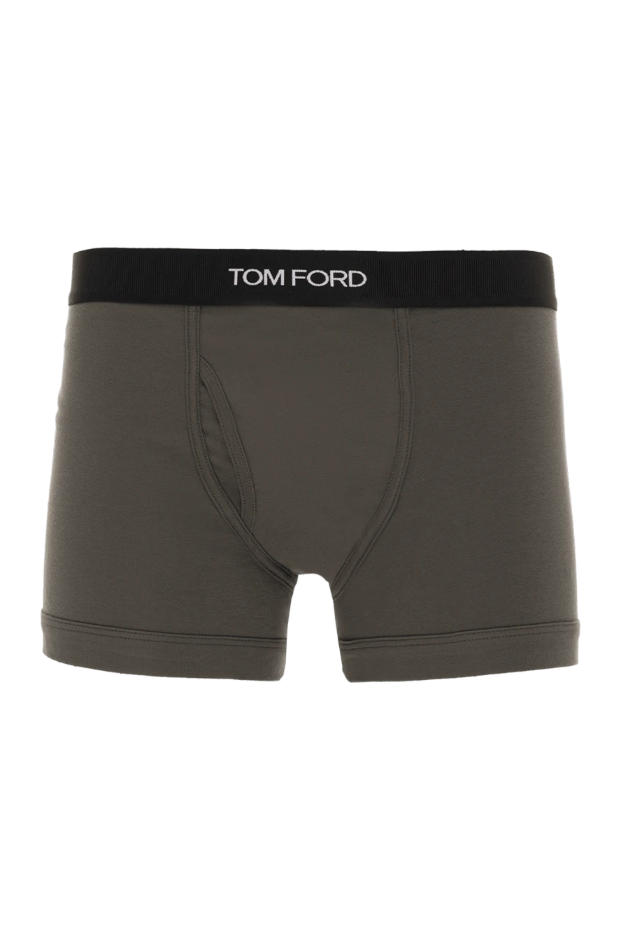 Tom Ford труси-боксери чоловічі з бавовни зелені 174895 - фото 1