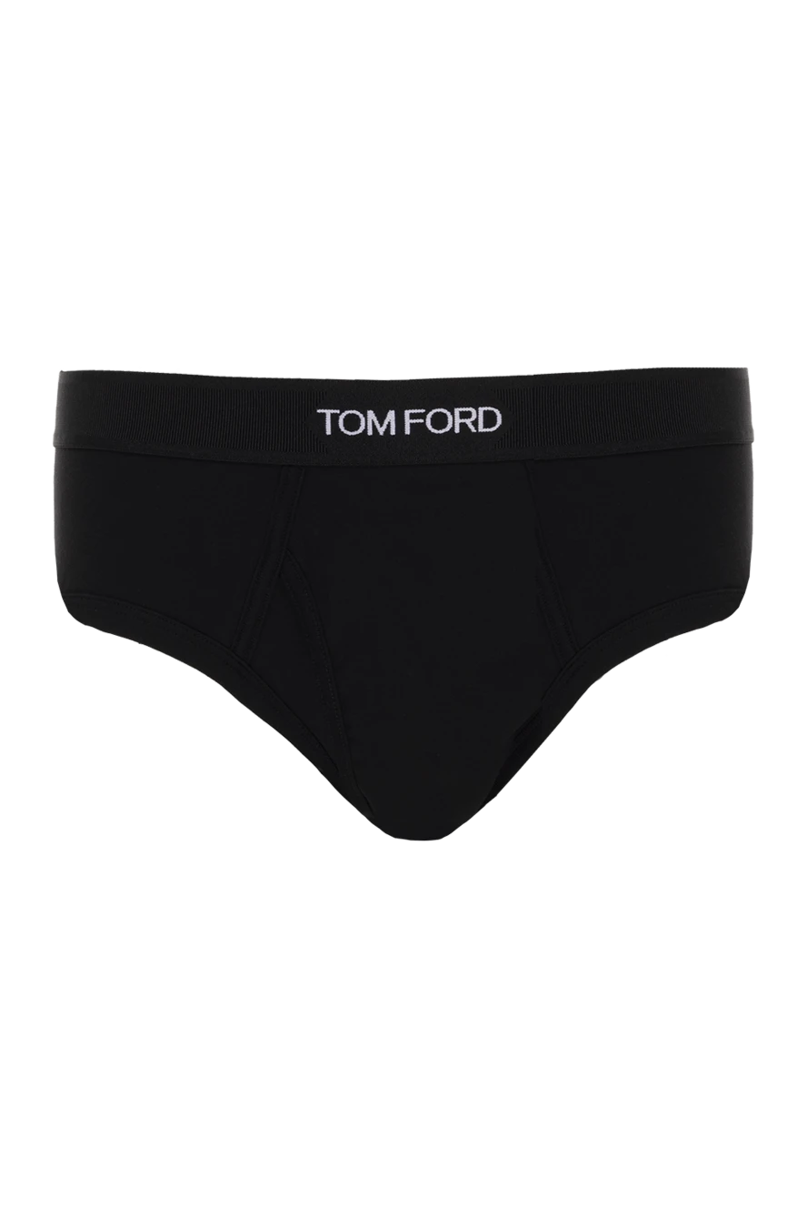 Tom Ford трусы-брифы мужские из хлопка черные 174896 - фото 1