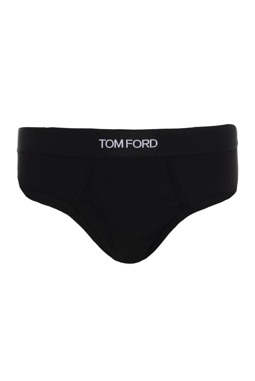 Tom Ford чоловічі брифи з бавовни та еластану чорні. 174942 - фото 1