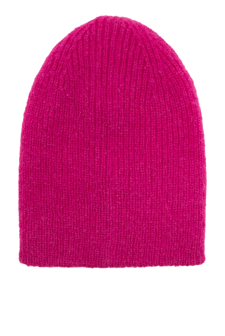 Max&Moi women's pink mohair and wool hat 175034 - photo 1