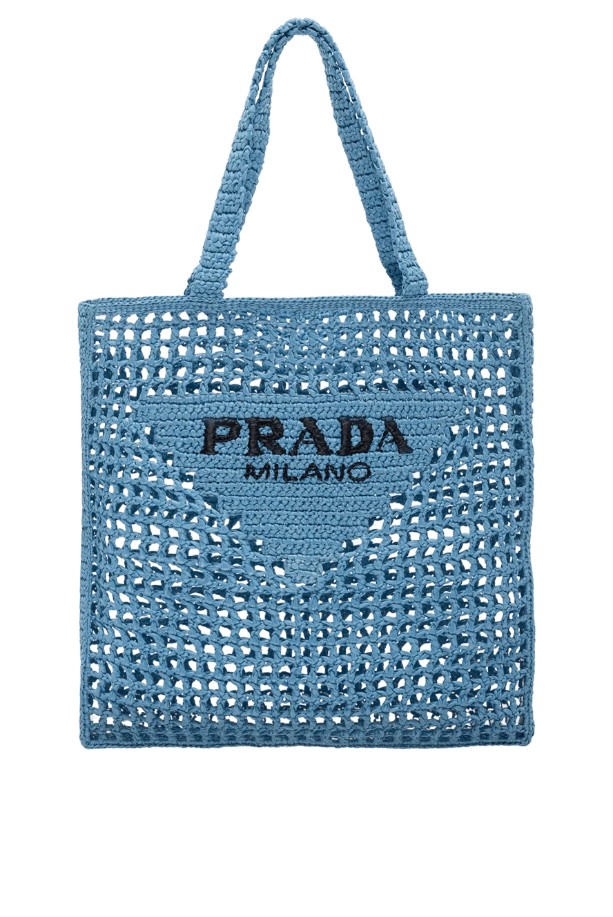Prada сумка голубая женская 175150 - фото 1