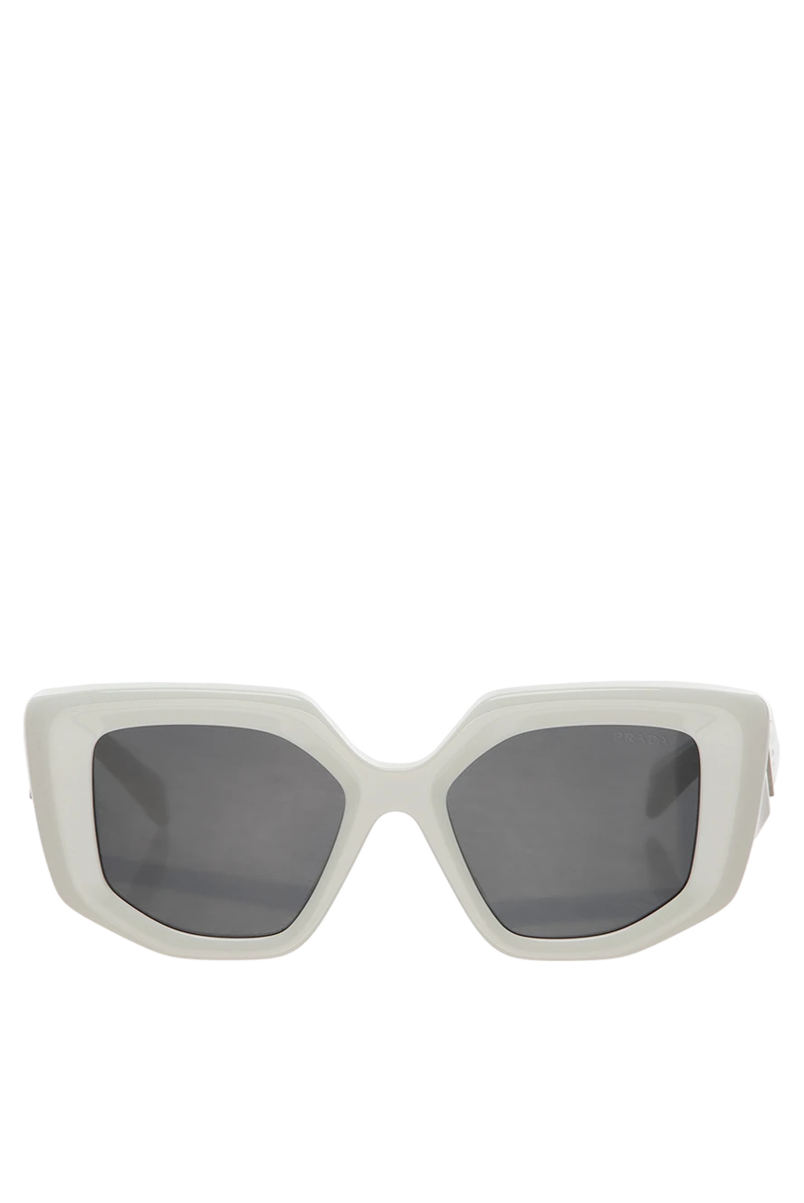 Prada очки для защиты от солнца белые женские 175154 - фото 1