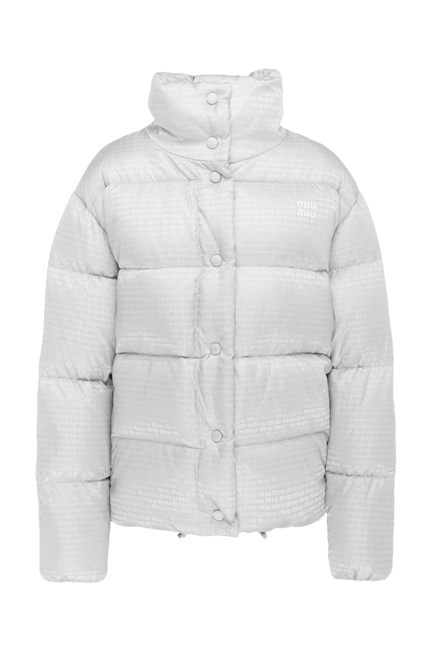Miu Miu down jacket made of polyester gray for women 175181 - photo 1