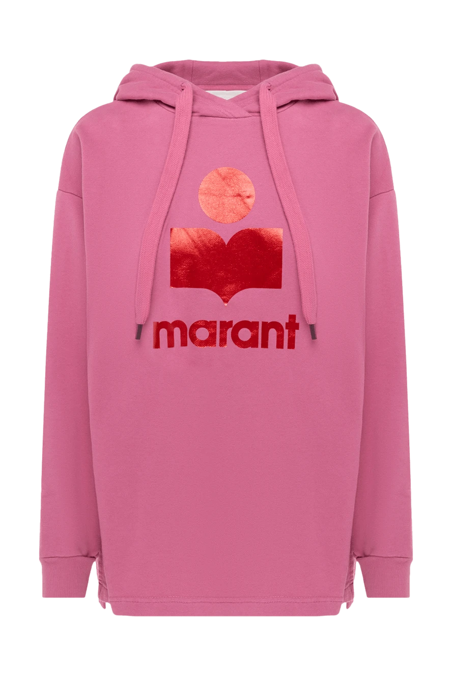 Isabel Marant худі з бавовни та поліестеру рожевий жіноче 175313 - фото 1