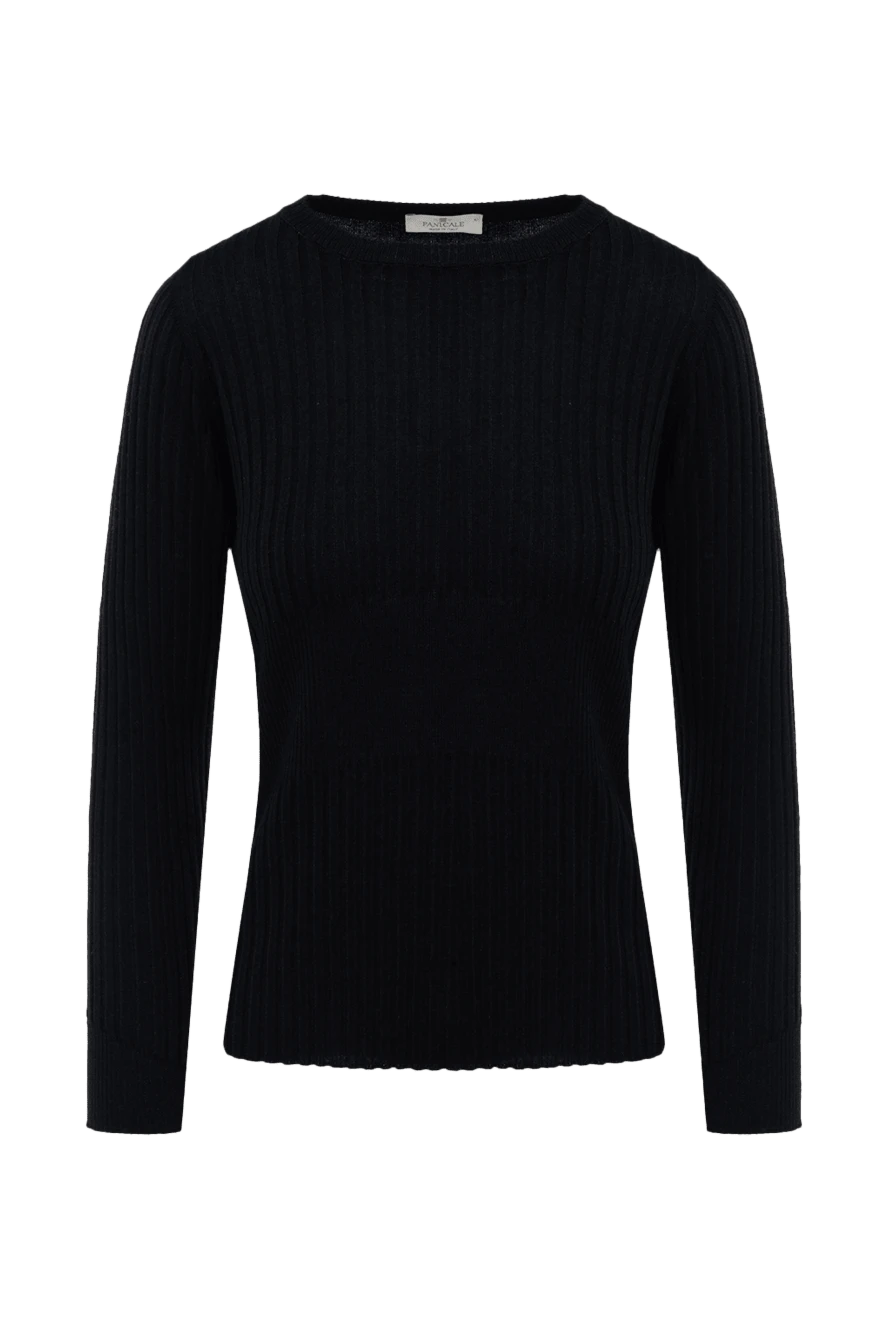 Panicale black wool and silk jumper for women 175568 - photo 1