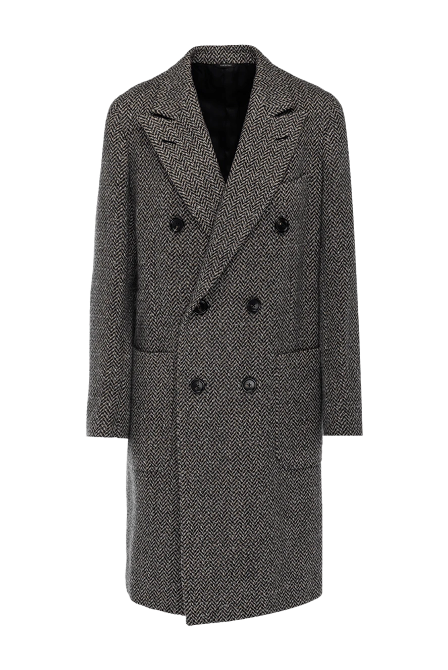 Loro Piana пальто з льону та кашеміру сіре жіноче 176139 - фото 1