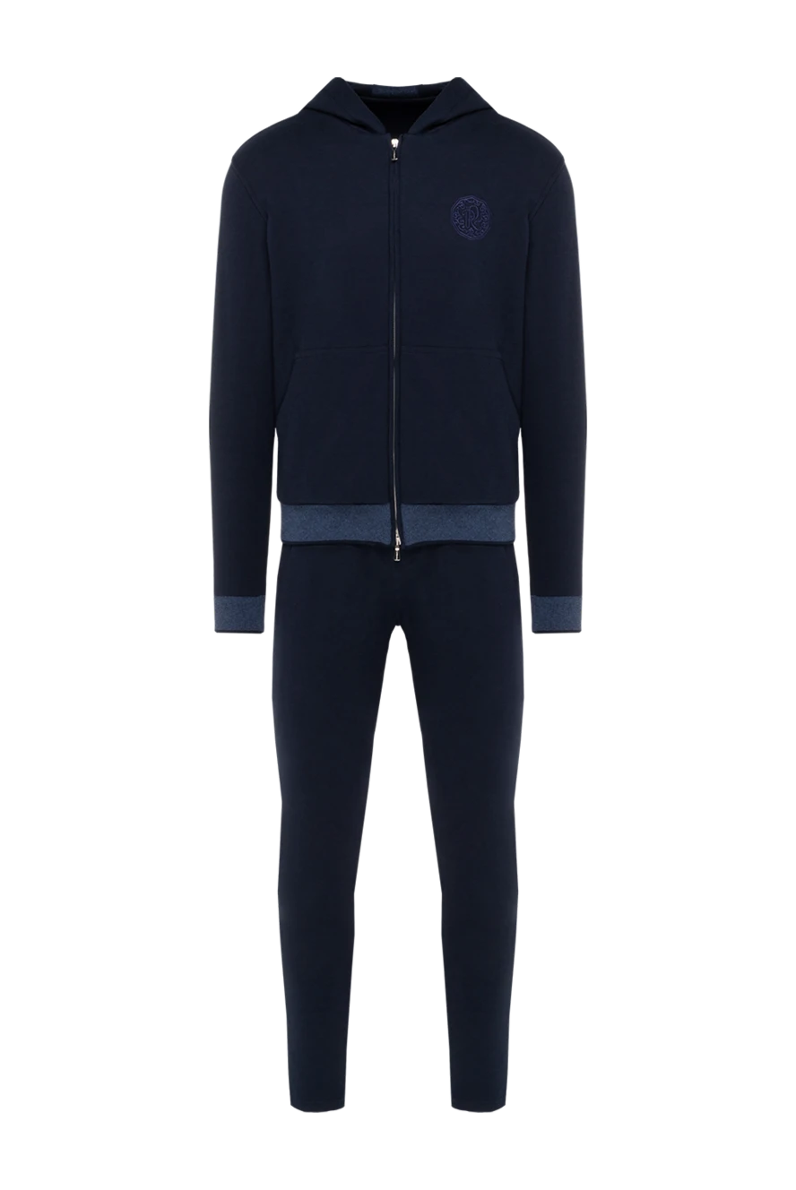 Roger Pinault men's blue walking suit made of cotton 176306 - photo 1