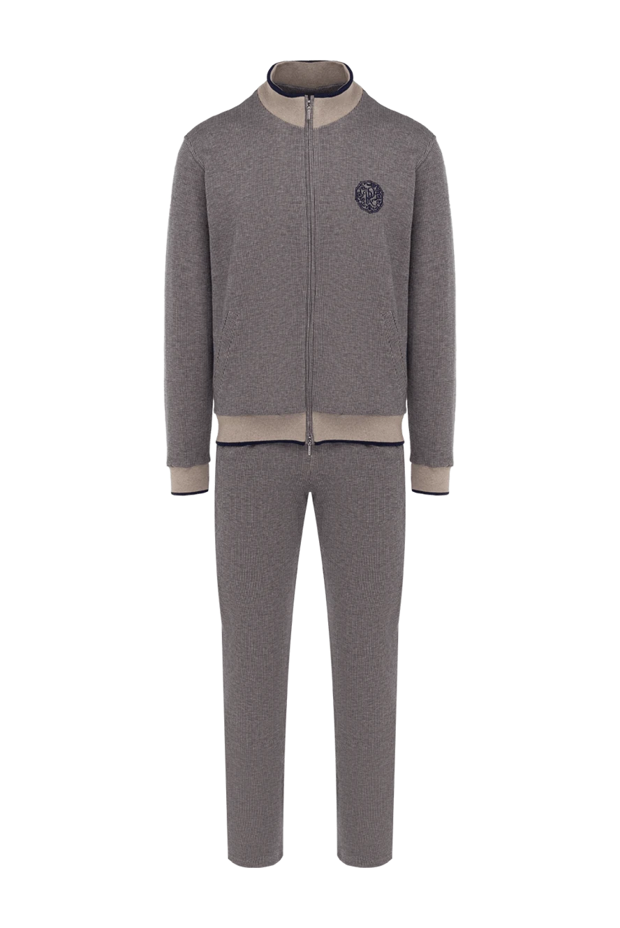 Roger Pinault men's walking cotton suit in gray color 176315 - photo 1