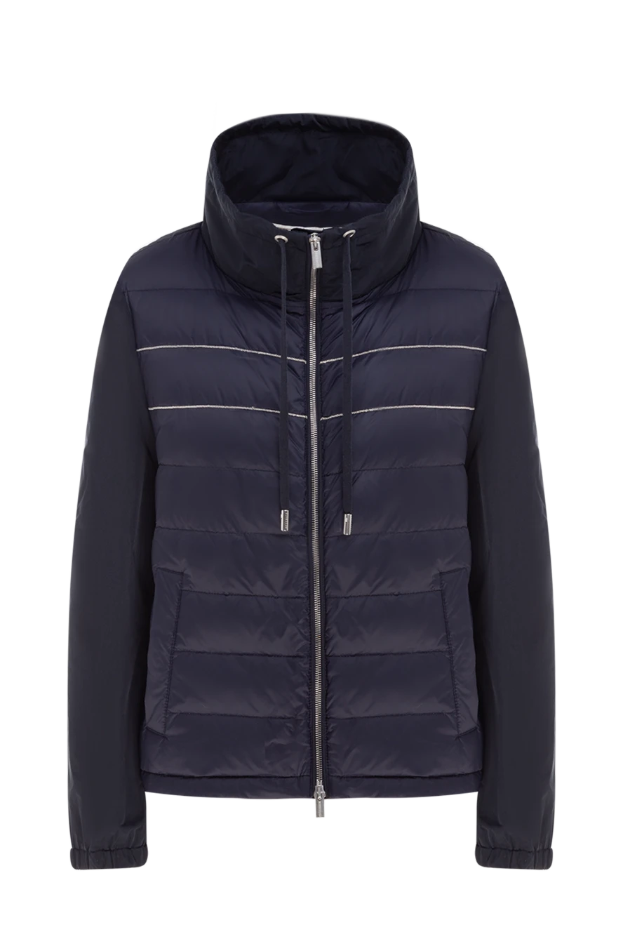Peserico nylon jacket for women blue 176615 - photo 1