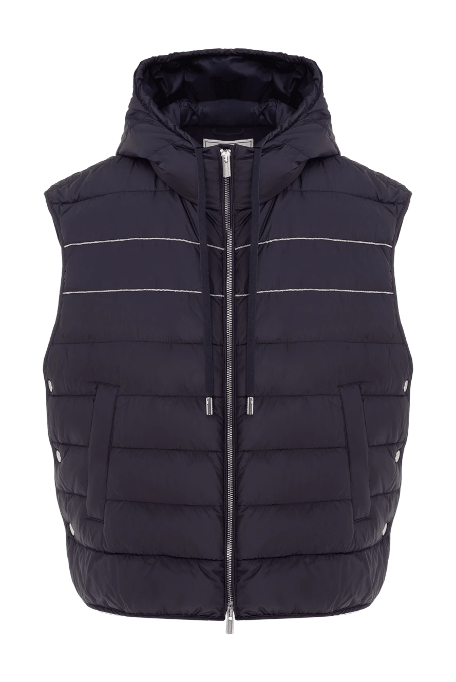 Peserico women's polyester vest blue 176617 - photo 1