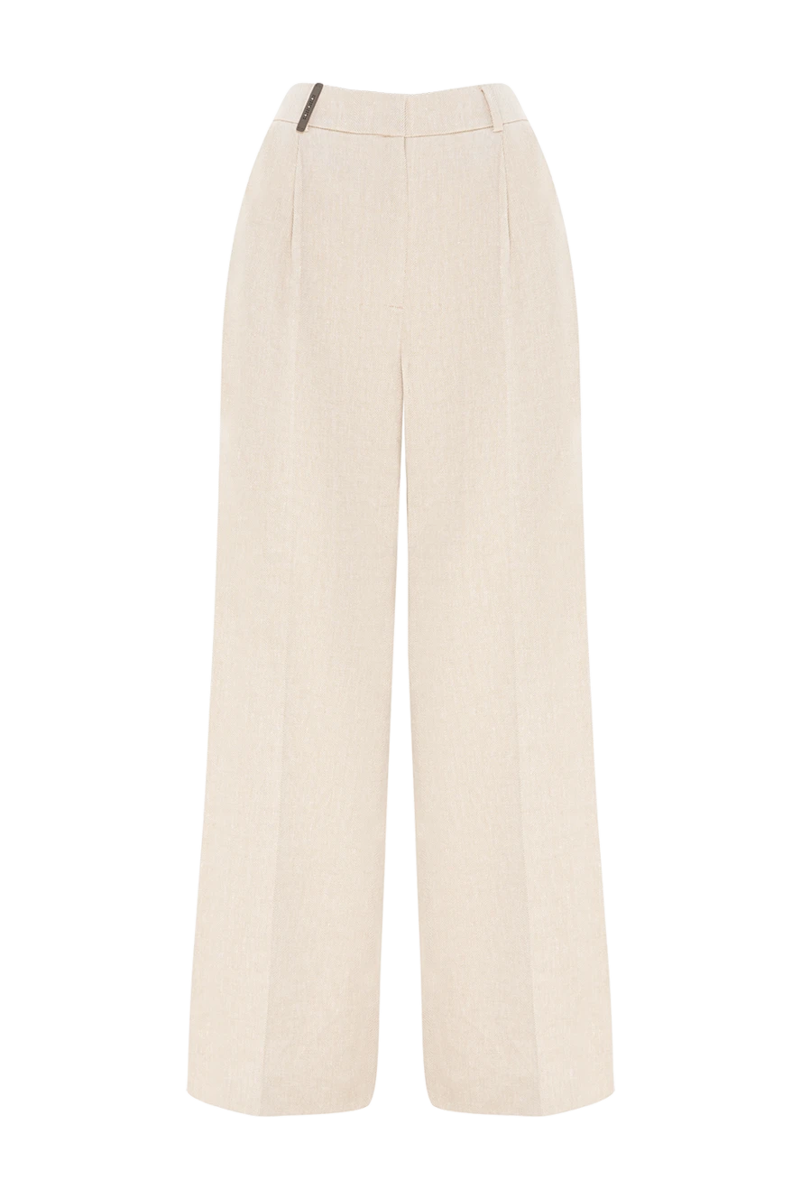 Peserico pants for women beige 176703 - photo 1