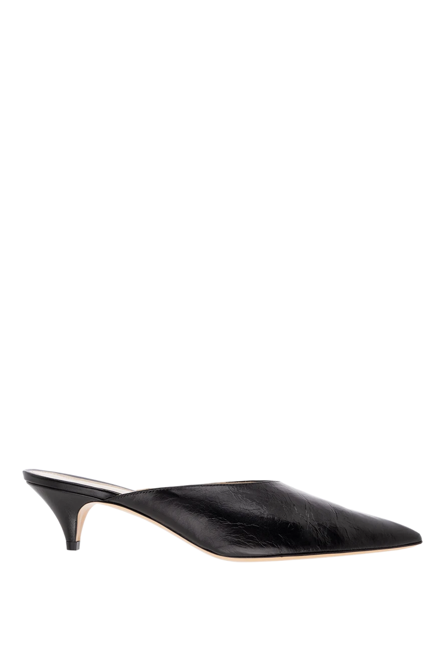 Khaite sandals made of genuine leather for women black 176794 - photo 1