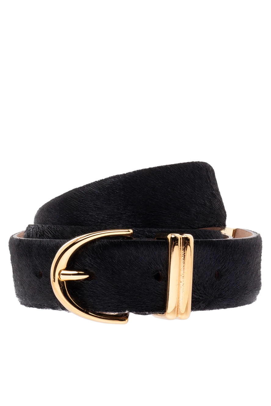 Khaite women's black belt made of genuine leather 176798 - photo 1