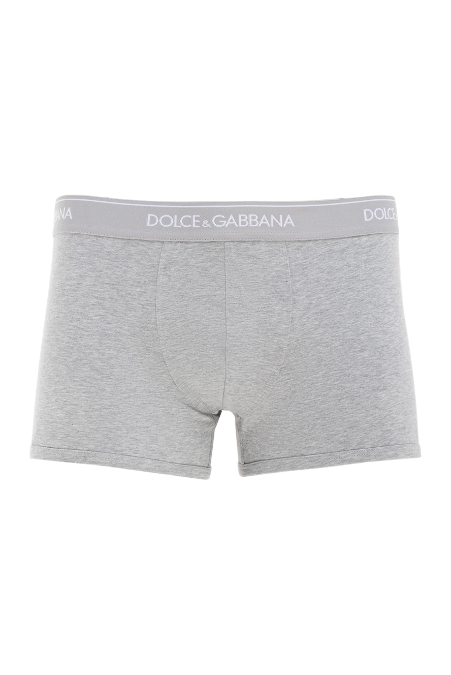 Dolce & Gabbana cotton boxers for men gray 177119 - photo 1
