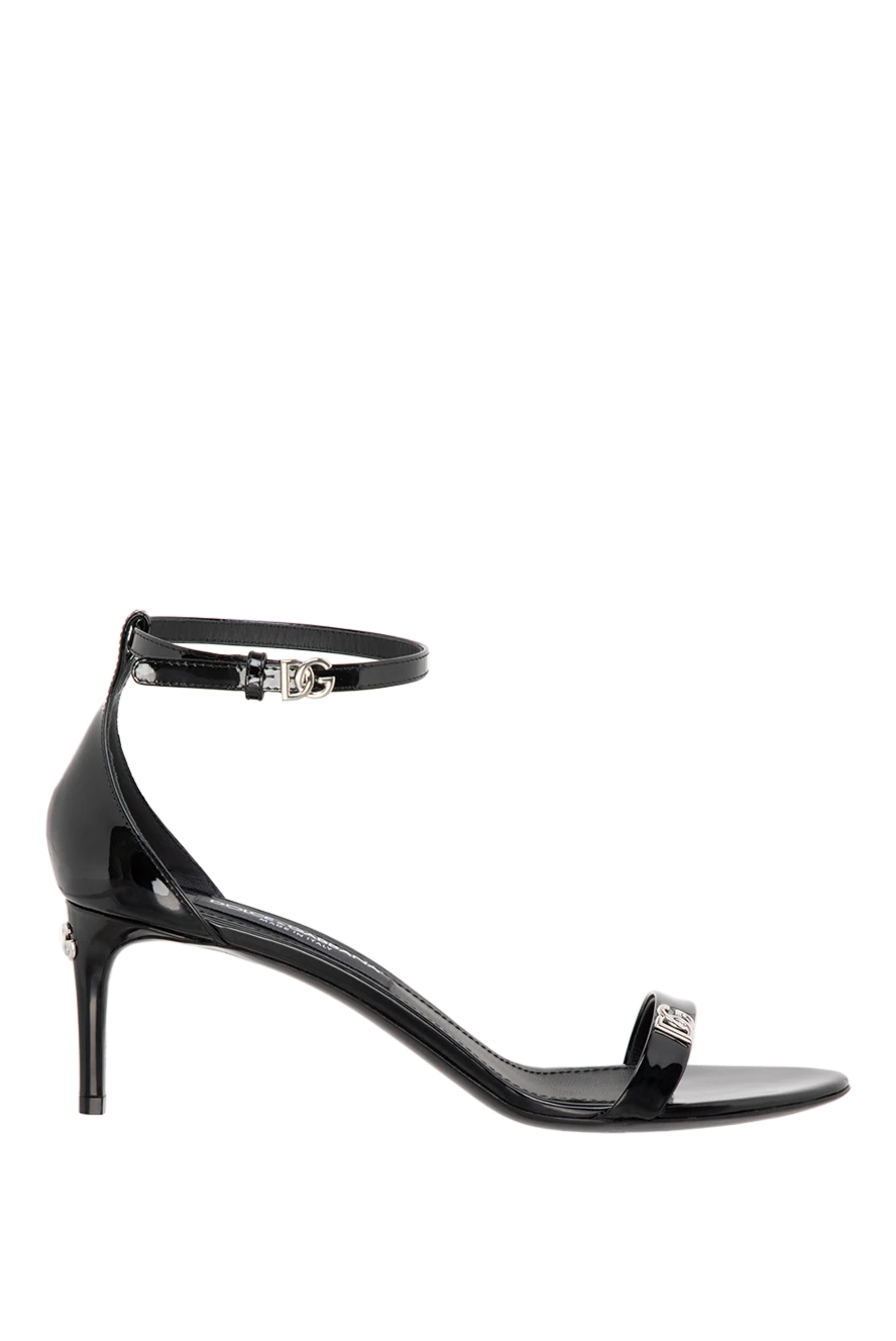 Dolce & Gabbana sandals made of genuine leather for women black 177230 - photo 1