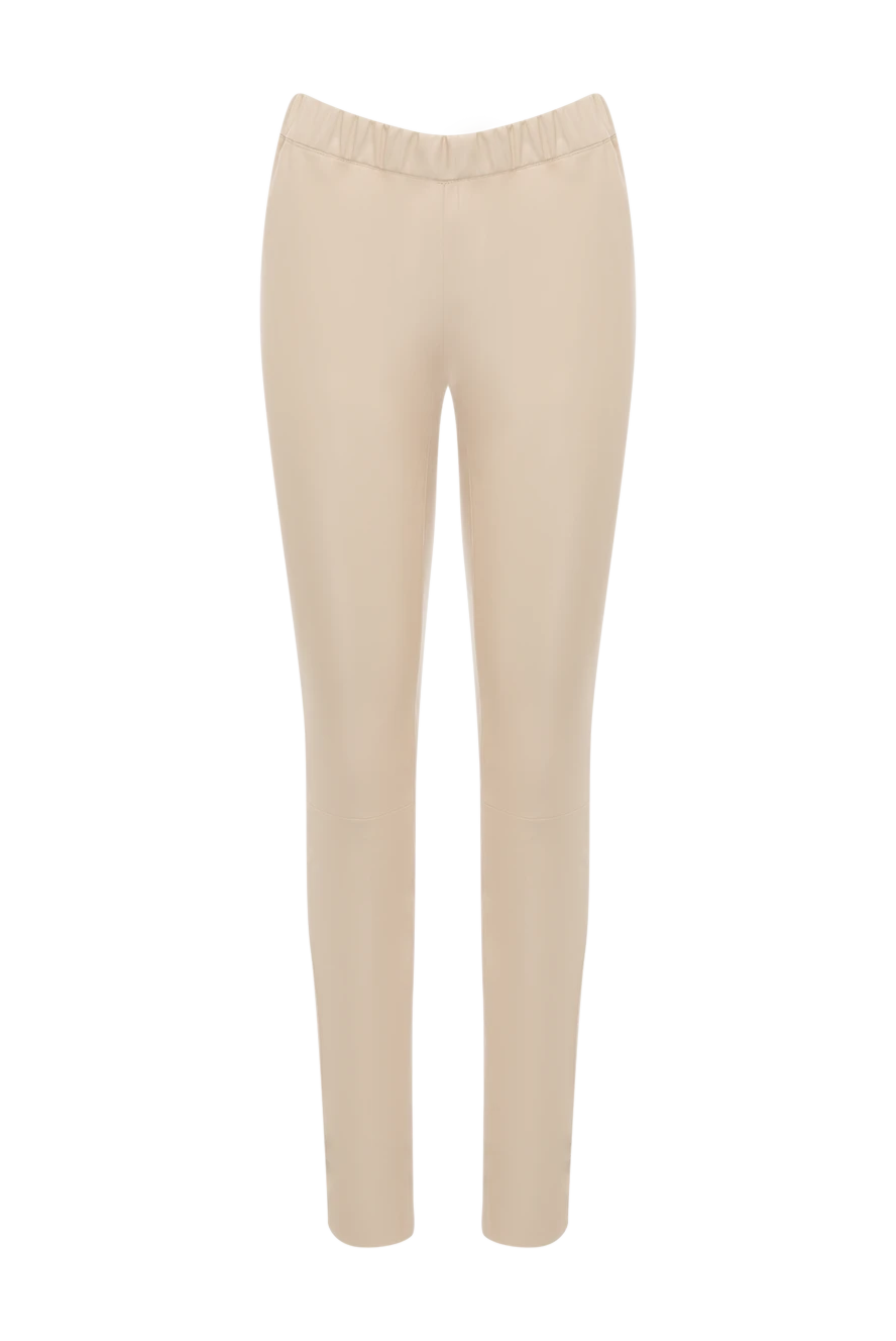Max&Moi leggings made of polyester and genuine leather for women black 177312 - photo 1