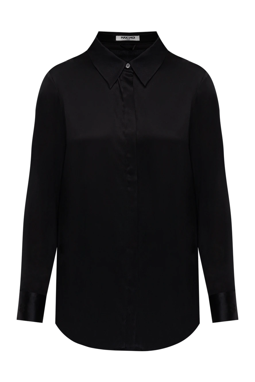 Max&Moi shirt made of silk and elastane for women black 177325 - photo 1