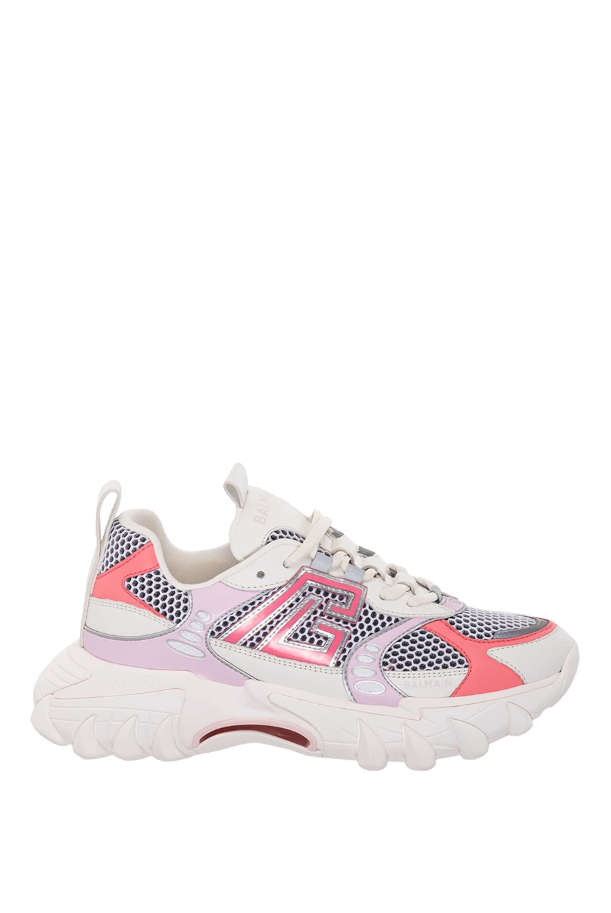 Balmain women's white polyester sneakers 177556 - photo 1