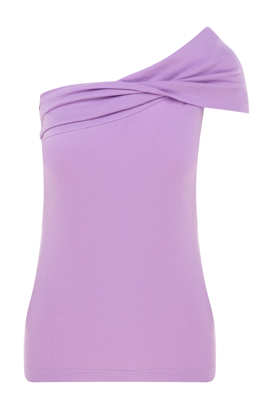 MSGM women's cotton top in pink 177873 - photo 1