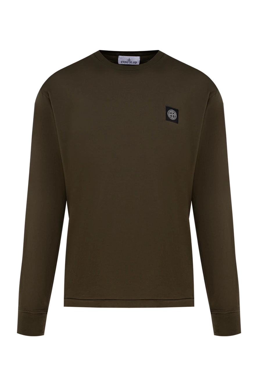 Stone Island світшот з бавовни чоловічий коричневий 177917 - фото 1
