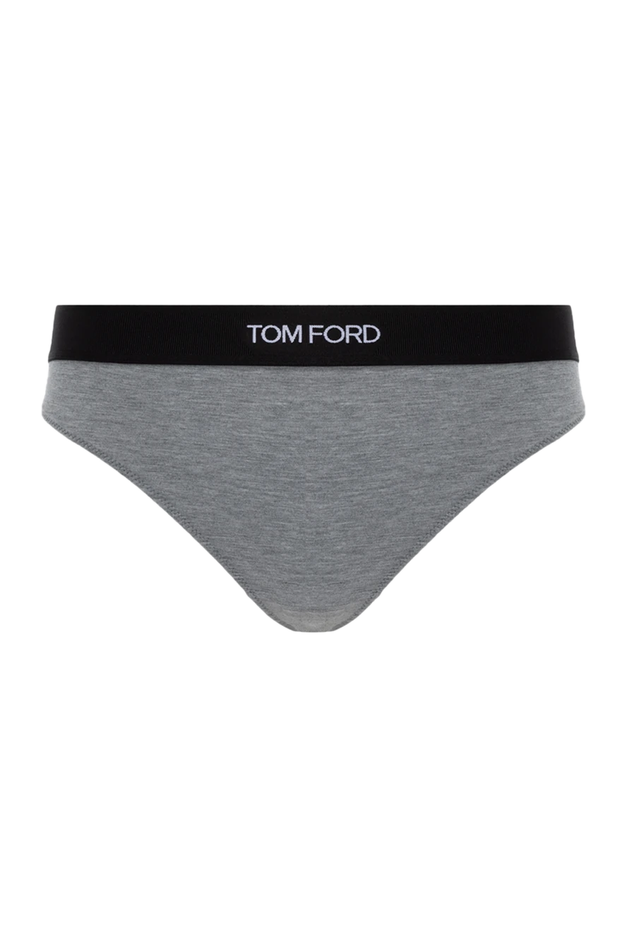 Tom Ford трусы из модала и эластана женские серые 178119 - фото 1