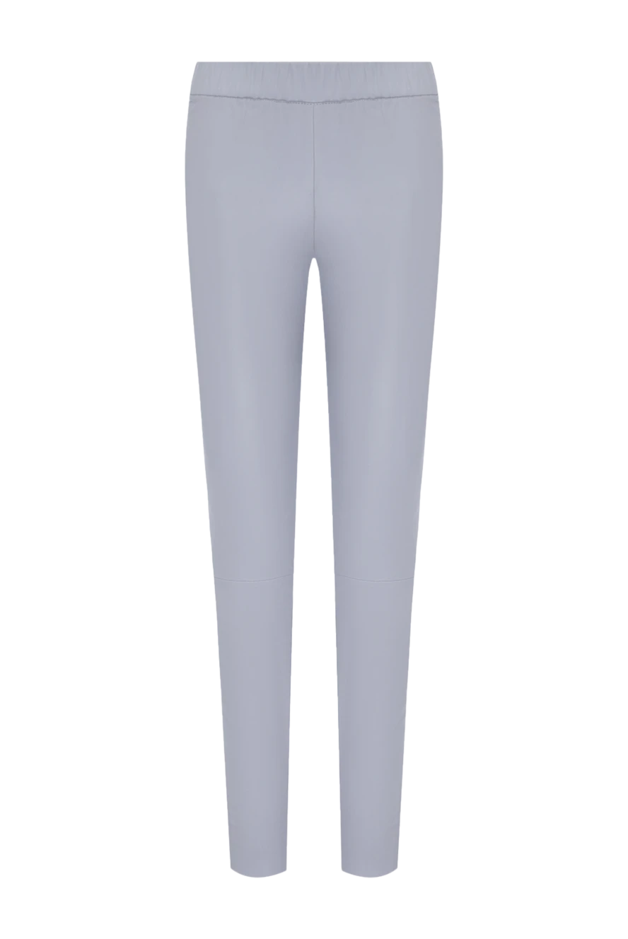Max&Moi women's gray leggings made of genuine leather 178148 - photo 1