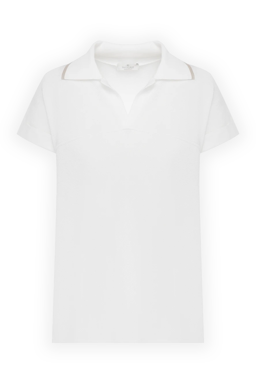 Panicale polo made of cotton white for women 178534 - photo 1