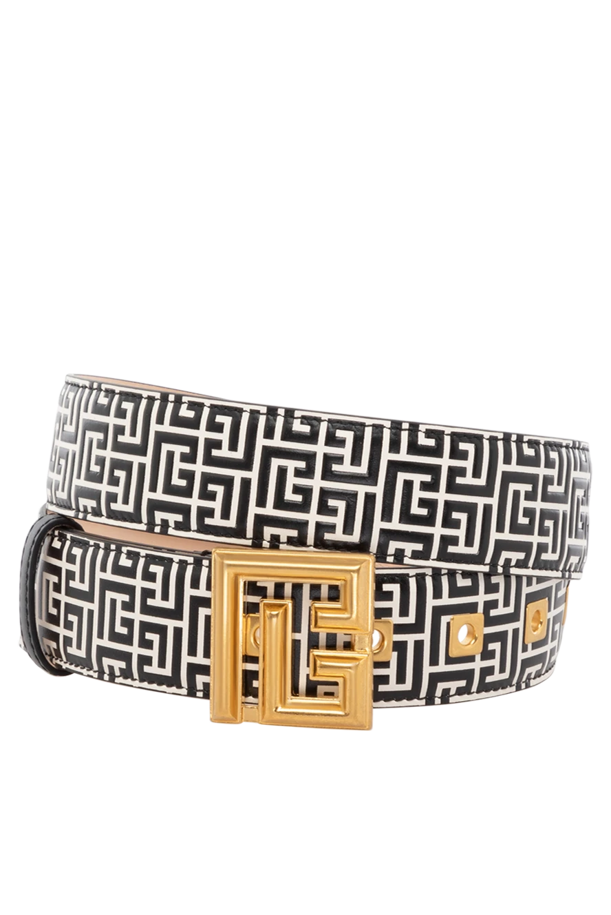 Balmain black genuine leather belt for women 178603 - photo 1