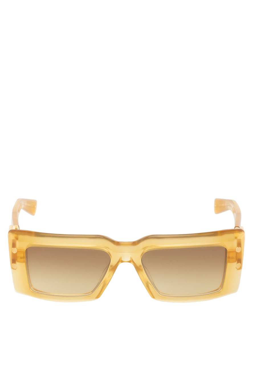 Balmain women's yellow plastic sunglasses for sun protection 178638 - photo 1