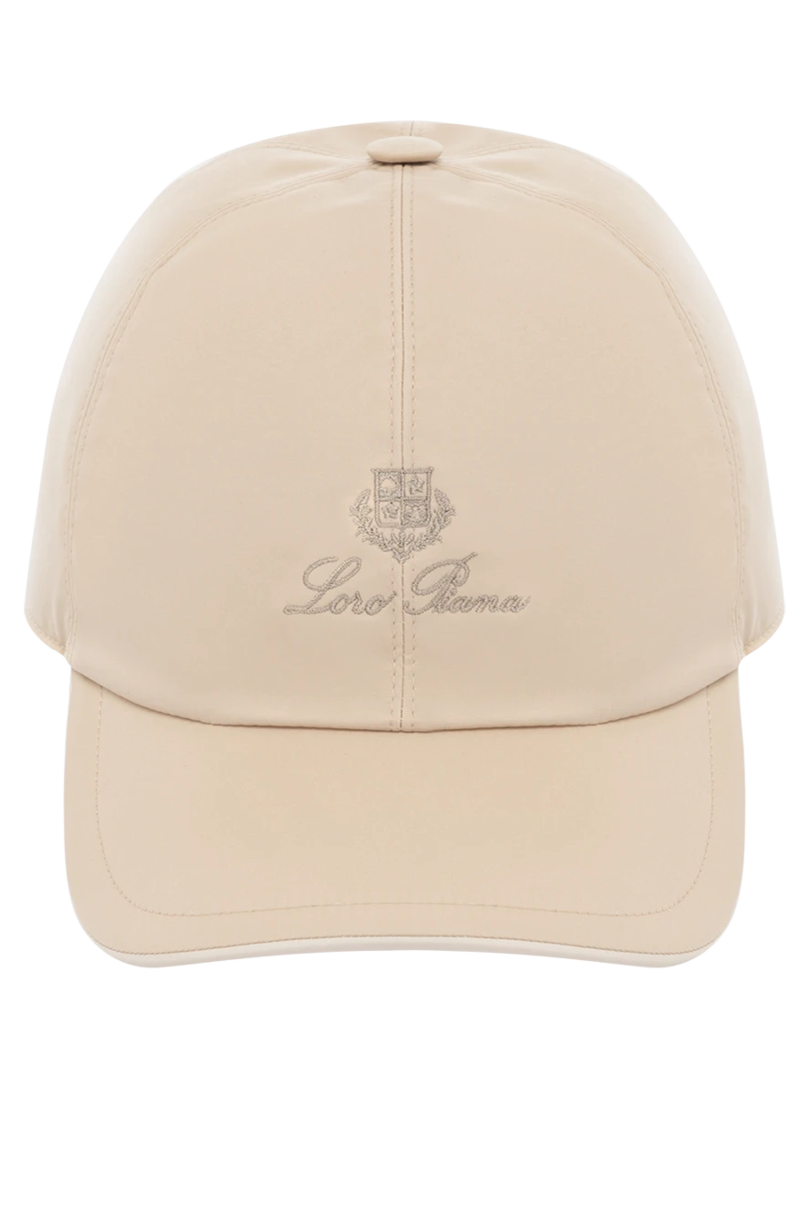 Loro Piana кепка из полиэстера мужская бежевая бежевая 178715 - фото 1