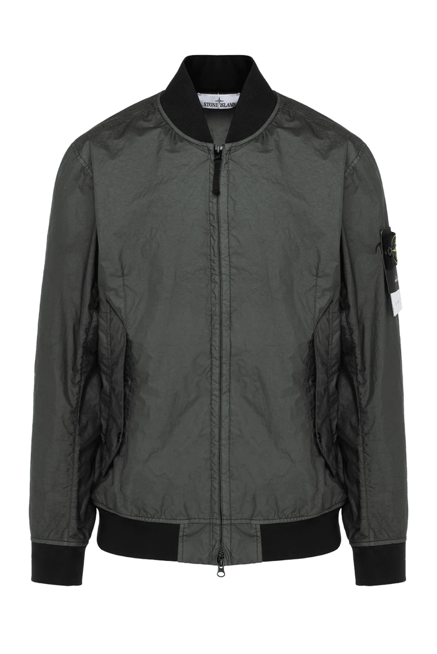 Stone Island куртка зеленая мужская из полиамида 179060 - фото 1