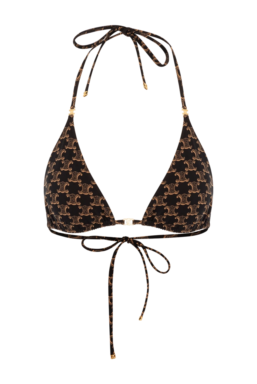 Celine brown bra made of polyester and elastane 179170 - photo 1