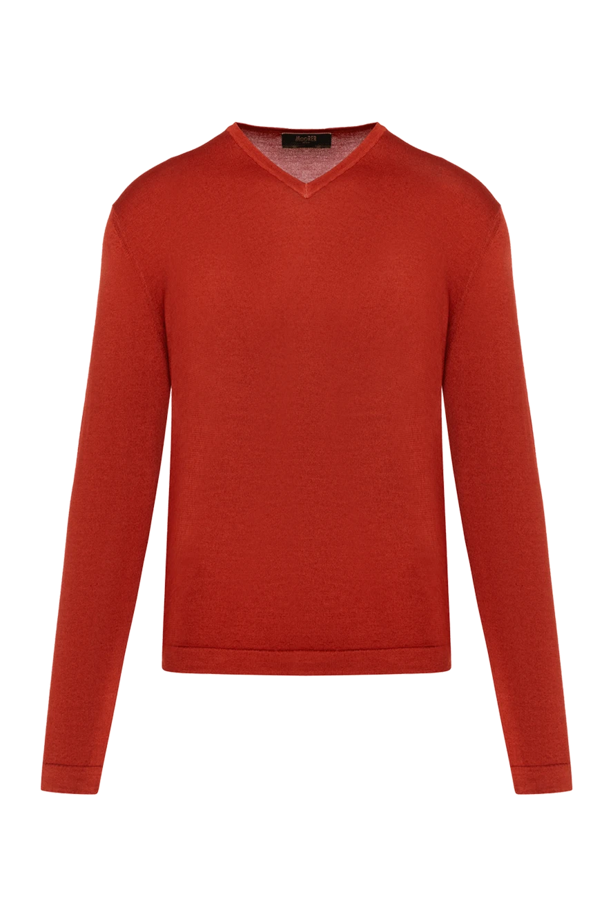 Moorer men's red wool jumper 180270 - photo 1