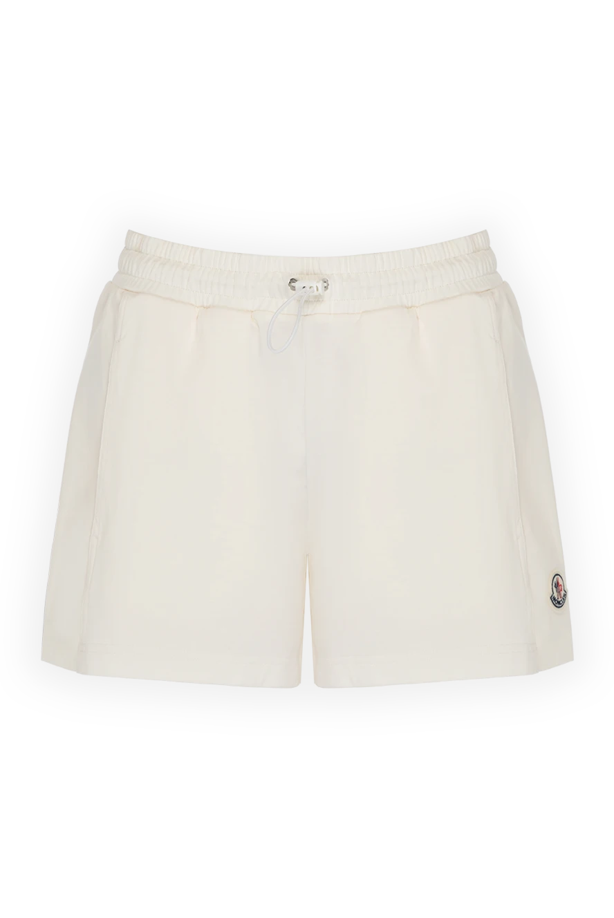 Moncler шорти жіночі білі на лаштунках. 180535 - фото 1