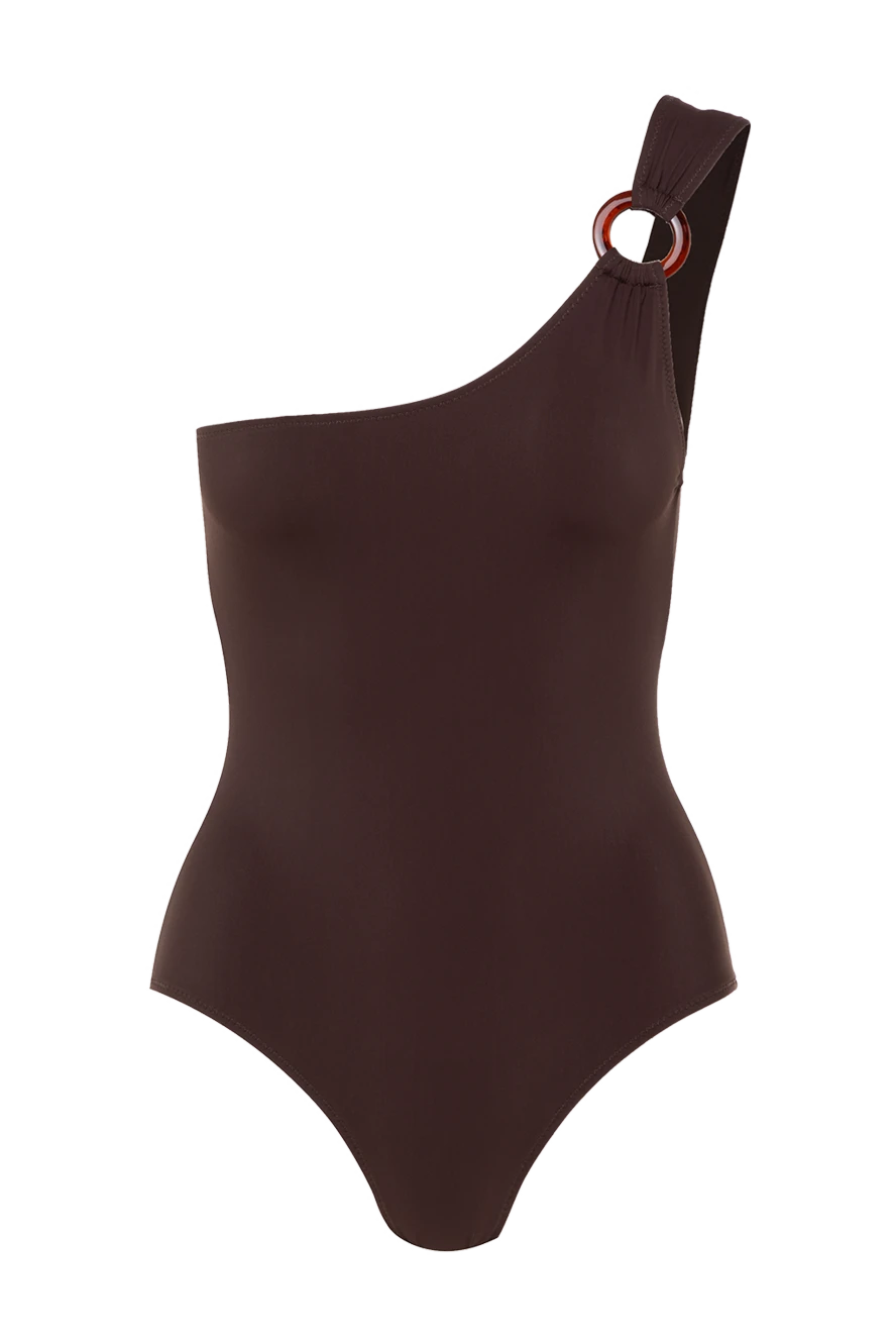 Alex Riviere forever one piece one shoulder swimsuit brown 184833 - photo 1