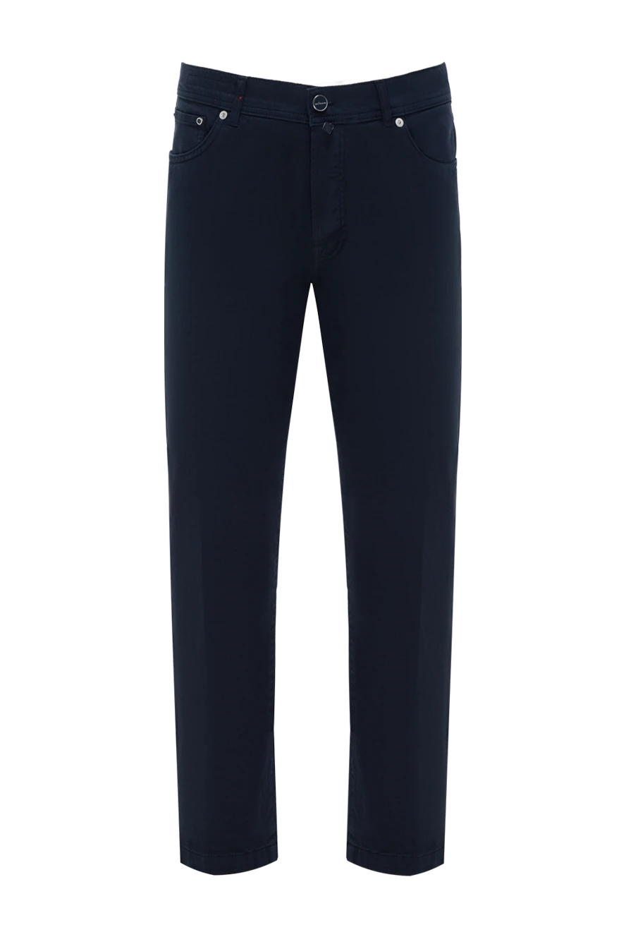 Kiton джинси класичні чоловічі з бавовни з логотипом 185685 - фото 1