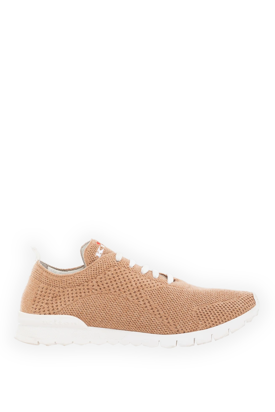 Kiton women's brown fit cashmere sneakers 185723 - photo 1