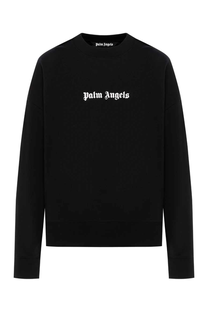 Palm Angels світшот з круглим вирізом та логотипом чорний чоловічий 185963 - фото 1