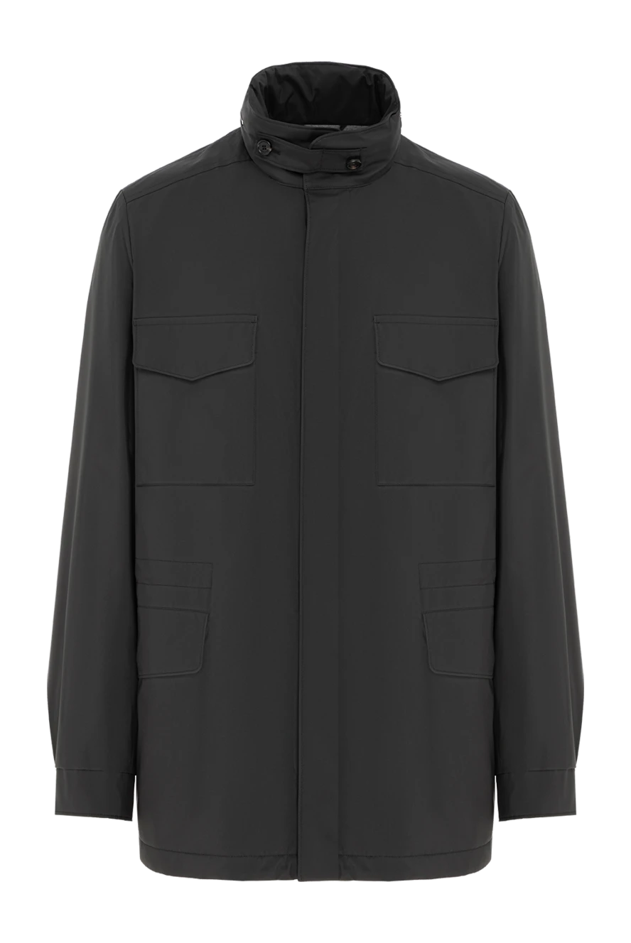 Loro Piana куртка windmate у стилі танкер зелена чоловіча 185995 - фото 1