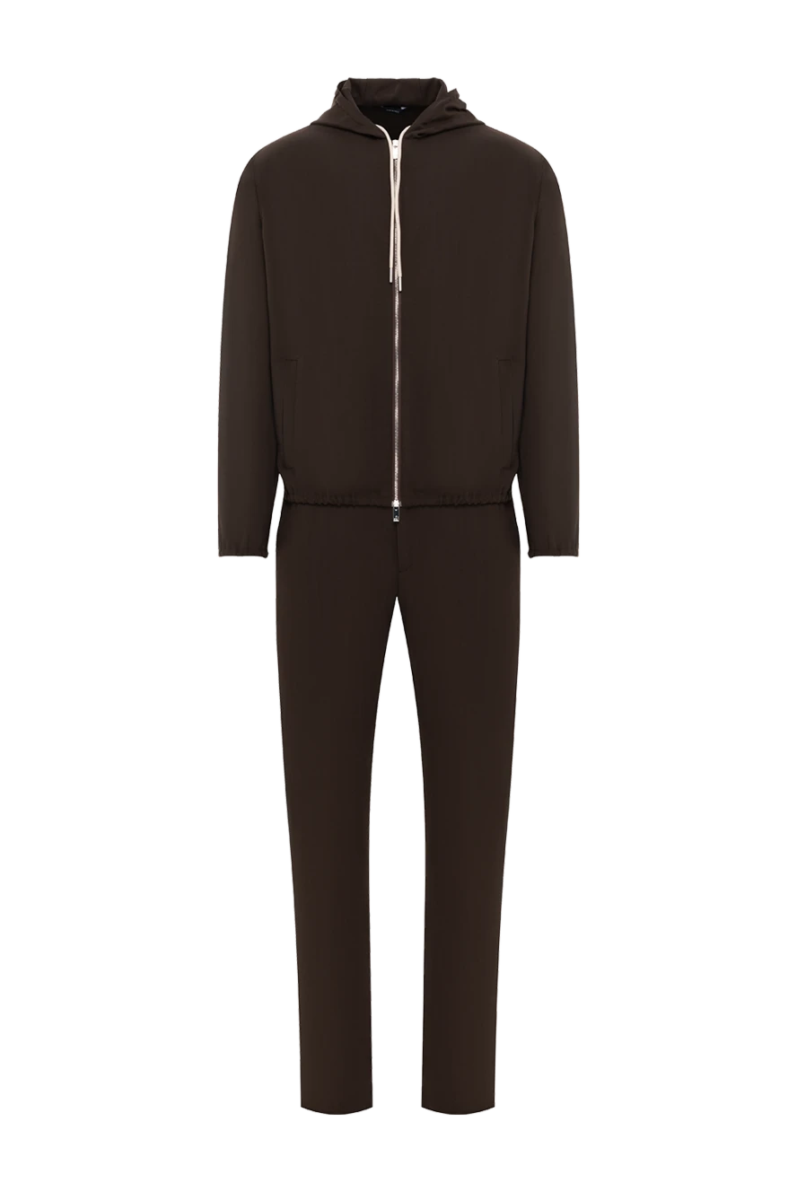 Tombolini men's brown wool sports suit 186171 - photo 1