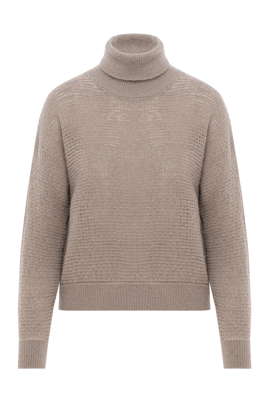 Peserico knitted golf brown women's 186441 - photo 1