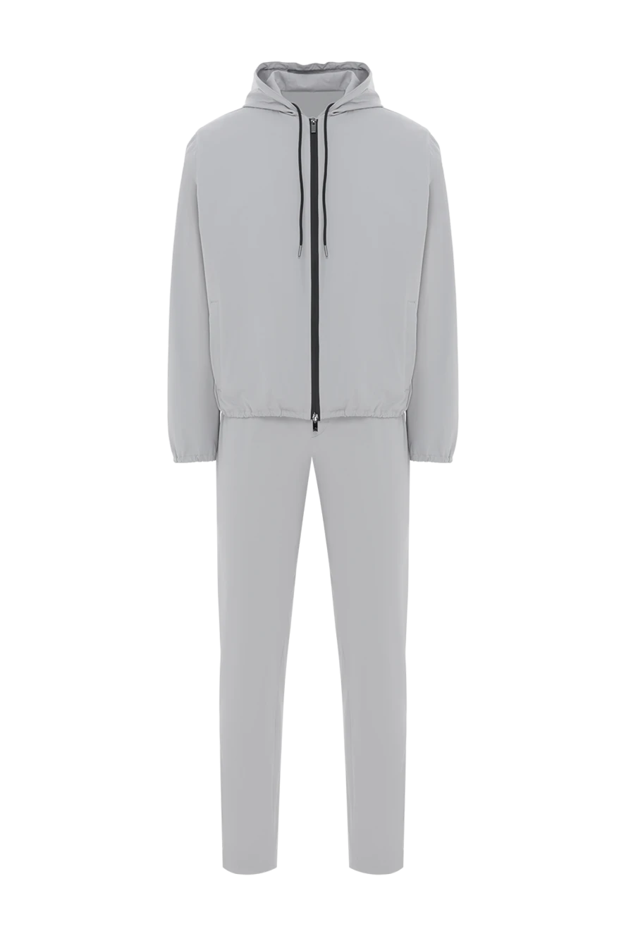 Tombolini lightweight men's tracksuit with hood gray men's 186913 - photo 1