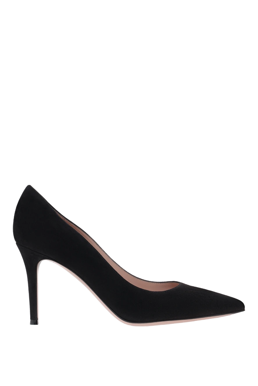 Gianvito Rossi туфлі-човники на підборах з гострим носком gianvito 85 чорні 186969 - фото 1