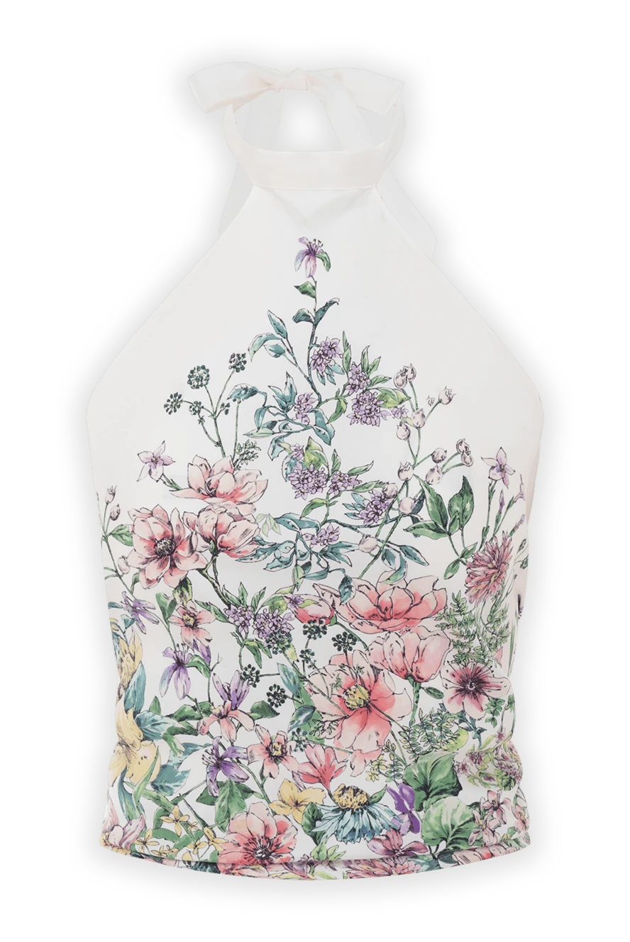 Dior топ з халтер-коміром з відкритою спиною та шарфом 187038 - фото 1
