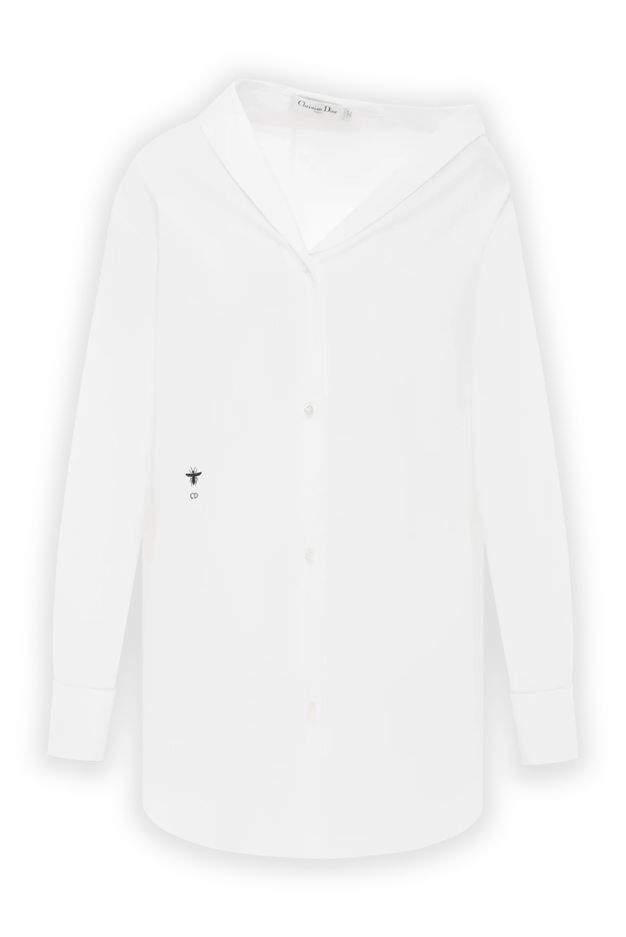 Dior white unbalanced white cotton shirt 187048 - photo 1