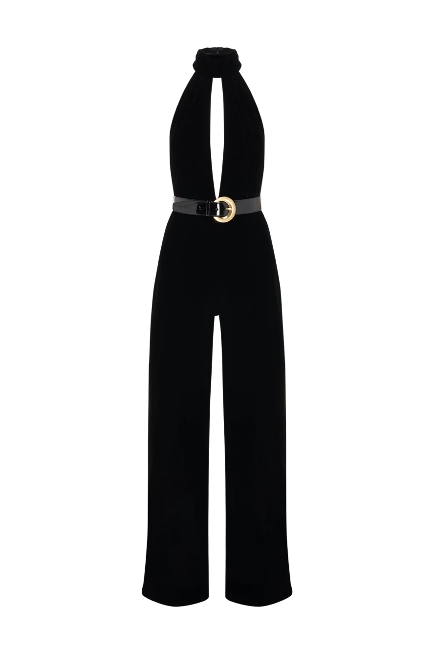 Tom Ford комбинезон из эластичного бархата с поясом женский черный 187096 - фото 1