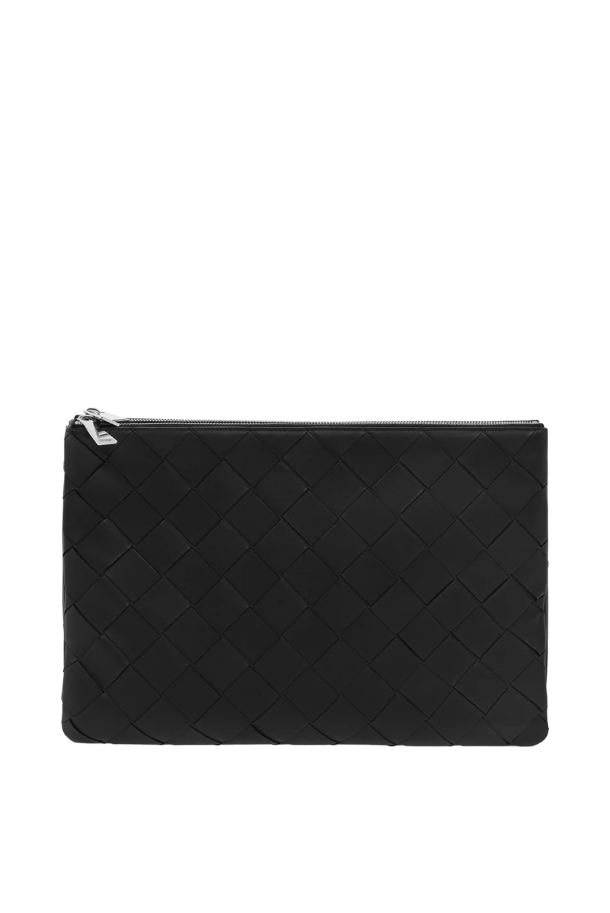Bottega Veneta black men's bag in leather with intrecciato weave 187179 - photo 1