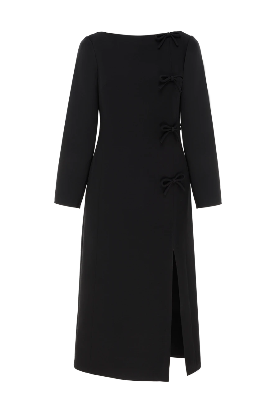 Valentino black midi dress with bows 187197 - photo 1